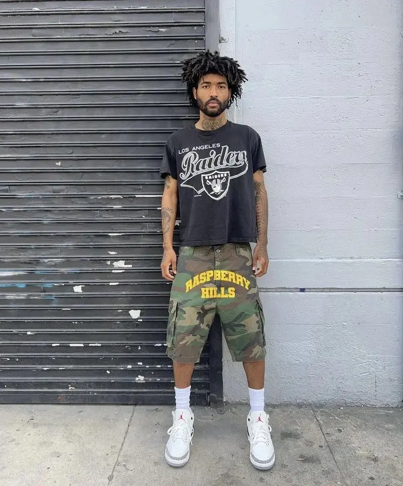 RASPBERRY HILLS CAMO SHORTS