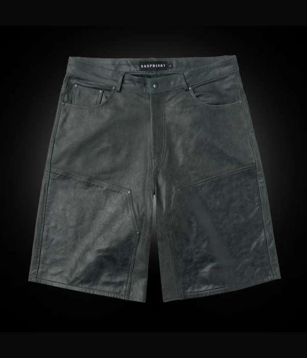 Raspberry Hills Leather Shorts