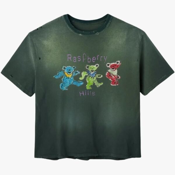 Goldvintage Gallery Raspberry Hills Grateful Berry Green tee