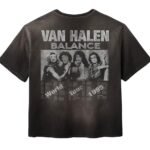 Goldvintage gallery raspberry Hills balance van halen black tee