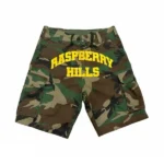 RASPBERRY HILLS CAMO SHORTS