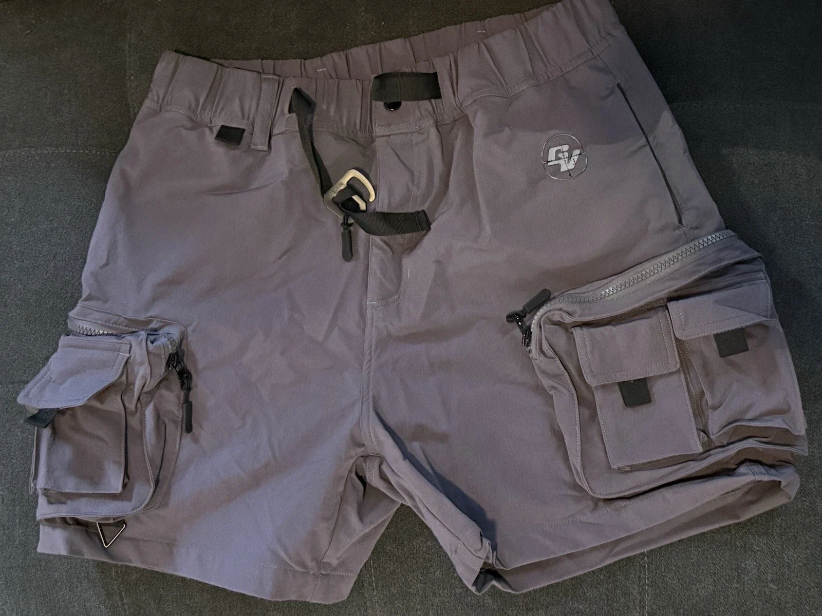 Raspberry hills Grey Cargo Shorts